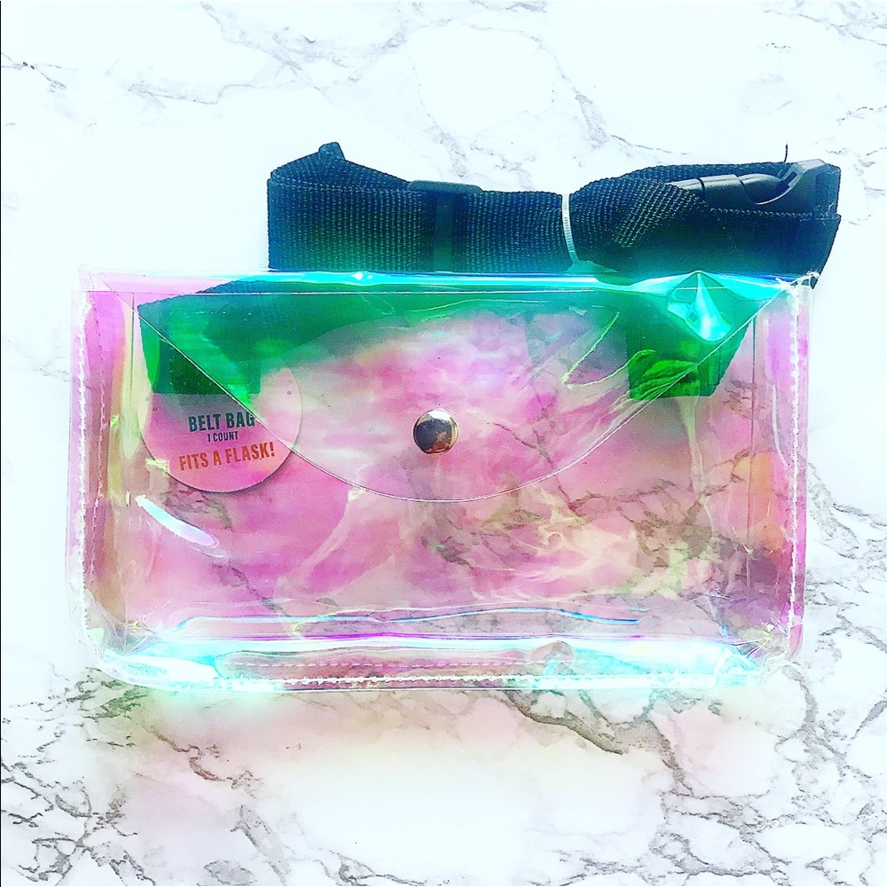 Target Clear Holographic Belt/Waist Bag